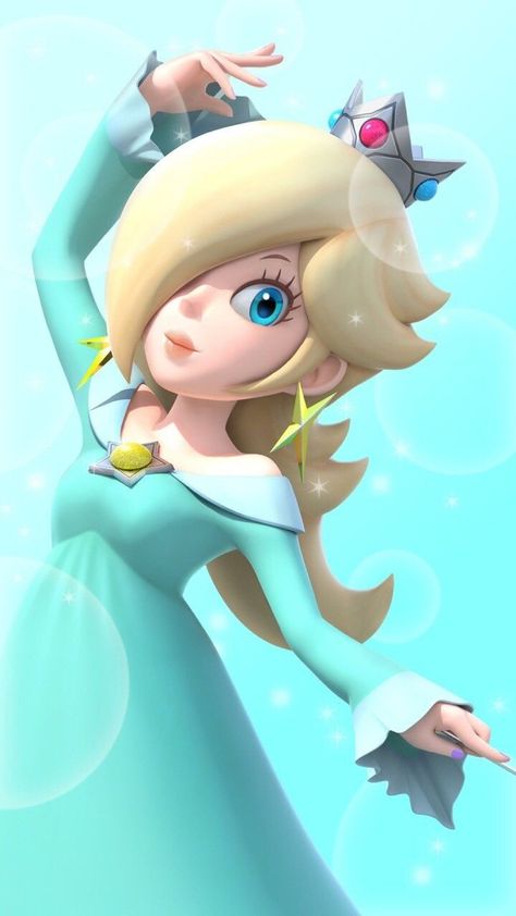 Rosalina From Mario, Queen Rosalina, Rosalina Wallpaper, Mario Rosalina, Harmonie Mario, Mario Princesses, Princess Rosalina, Mario Y Luigi, Super Mario Princess