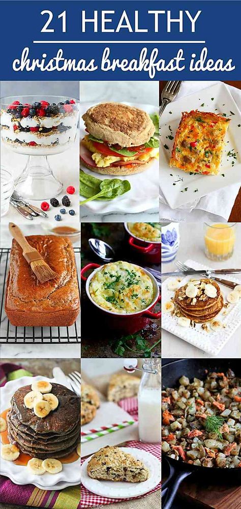 Make Christmas morning stress-free with these 21 Healthy Christmas Breakfast Ideas, some including make-ahead components. #christmas #breakfast #brunch Healthy Christmas Breakfast Ideas, Healthy Christmas Morning Breakfast, Healthy Christmas Breakfast, Christmas Morning Wife Saver, Christmas Breakfast Recipes, Christmas Breakfast Ideas, Christmas Brunch Recipes, Easy Punch Recipes, Christmas Breakfast Recipe