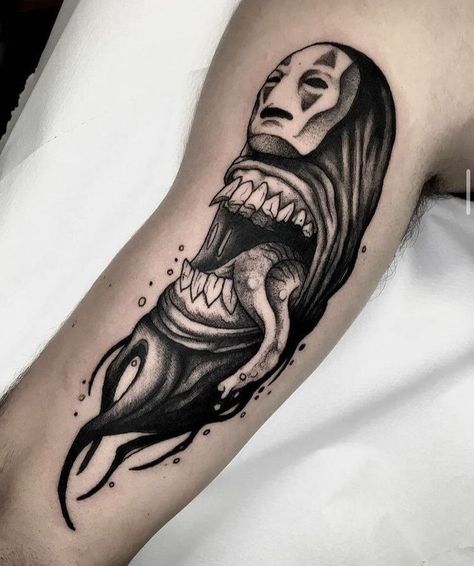 Tato Maori, Sketch Style Tattoos, Nerd Tattoo, Wicked Tattoos, Scary Tattoos, Fire Tattoo, Horror Tattoo, Dark Art Tattoo, Dark Tattoo