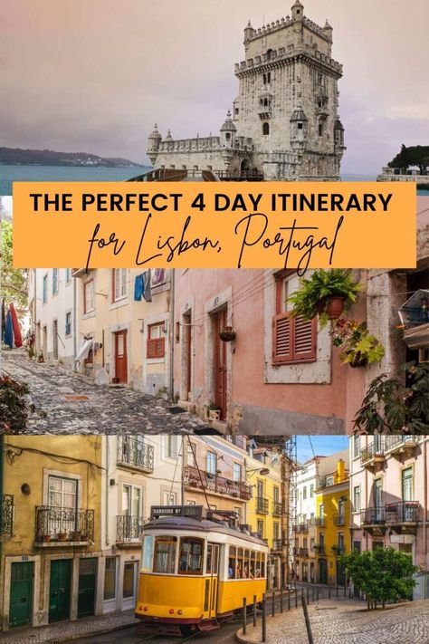 The Perfect 4-Day Lisbon Itinerary Lisbon Guide, Lisbon Itinerary, Lisbon Travel Guide, Albufeira Portugal, Things To Do In Lisbon, Portugal Vacation, Portugal Travel Guide, Lisbon Travel, Albufeira