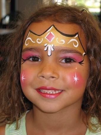 Princesa Disney Face Paint, Hallowen Schminke, Easter Face Paint, Princess Face Painting, Painting Face, Princess Face, Painting Kids, Princess Makeup, Face Painting Easy