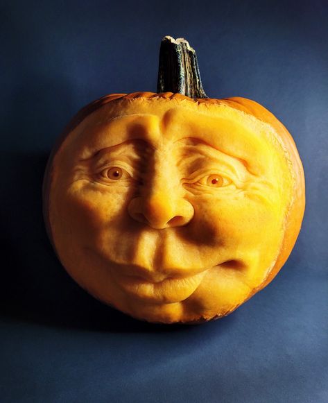 Professional Pumpkin Carving 3d Pumpkin Carving, Pumpkin Sculpting, 3d Pumpkin, Carving Sculpture, The Food Network, Pumpkin Carving Ideas, Pumpkin Carvings, Pumpkin Art, Carving Ideas