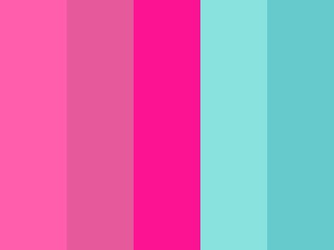 "PINK BARBIE PUNCH" by Patternz Barbie Pink Color Palette, Barbie Punch, Barbie Color Palette, Barbie Theme Party, Powerpoint Backgrounds, Barbie Bridal, Apartment View, Barbie Room, Bridal Shower Inspiration