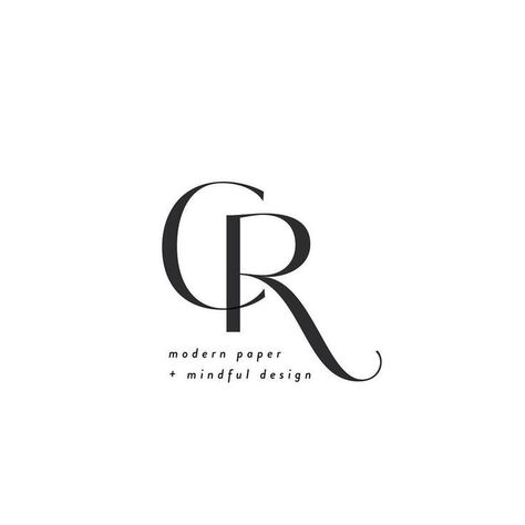 Cr Monogram, Physio Clinic, Brand Style Board, Rc Logo, Real Estate Marketing Design, Spa Logo, Initial Tattoo, Luxury Logo Design, Cellos