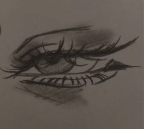 Eyes Looking To The Side Drawing, Sleepy Eyes Drawing Reference, Serious Eyes Drawing, Eye Lash Drawing, High Eyes Drawing, Eye Roll Drawing, Sleepy Eyes Drawing, Eye Sketch Easy, How To Draw Eyelashes