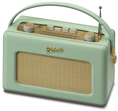 Retro inspired Robert Revival radio #pastels #shabby chic  http://www.robertsradio.co.uk/catalogue/revival/index.htm Green Radio, Roberts Radio, Retro Radios, Radio Vintage, Retro Radio, Old Radios, Vintage Radio, Marshall Speaker, Picture Library