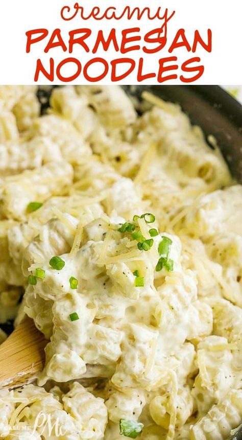 Warm Pasta Side Dishes, Warm Side Dishes, Parmesan Noodles Recipe, Creamy Parmesan Pasta, Pasta Side Dishes Easy, Cheesy Noodles, Parmesan Noodles, Noodle Recipes Homemade, Edible Ideas