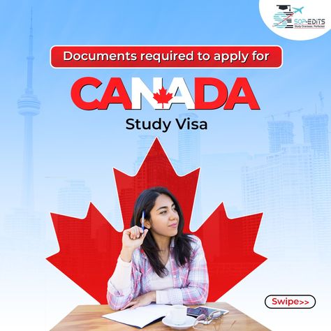 Canada is a popular destination for international students due to its high-quality education system, diverse culture, and beautiful landscapes. If you're planning to pursue your education in Canada, one of the key steps in the process is obtaining a study permit, which is also known as a student visa.

Here is a list of documents you need to apply for a Canada Student Visa! Canada Fall, Canada Student Visa, Canada Study Visa, Canada Study, Study In Canada, Student Visa, Quality Education, Social Media Ideas, Education System