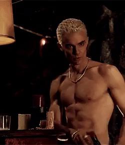 Spike Buffy Outfit, James Masters, Btvs Spike, Buffy The Vampire Slayer Funny, Bad Boy Outfits, Aesthetic Guy, Senior Night Posters, Film Man, Spike Buffy