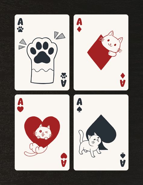 Moody Meowments - Cats In Playing Cards by Moonmares Games — Kickstarter Cat Playing Cards, Cool Playing Cards, Cat Playing, Raise Funds, Playing Cards, Quick Saves