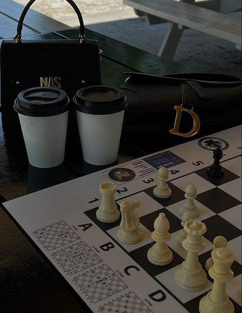 Saturday Cup of Coffee. #cover #instagram #post Chess Aesthetic Quotes, Chess Club Aesthetic, Chess Queen Aesthetic, Chessboard Aesthetic, Playing Chess Aesthetic, Chess Aesthetic, Afternoon Vibes, Avery Grambs, Colorized History