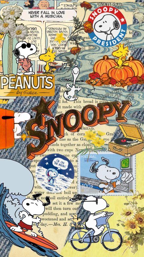 #snoopy Snoopy Collage, Peanuts Wallpaper, Snoopy Images, Fotografi Digital, Snoopy Wallpaper, Snoopy Pictures, Wallpaper Animes, Snoopy Love, Cute Patterns Wallpaper