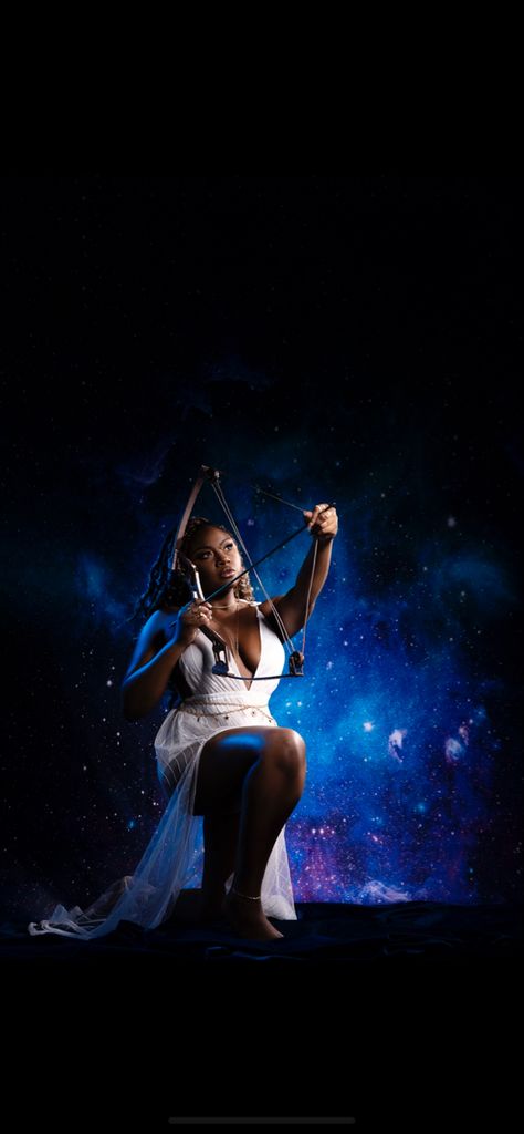 Sagittarius Theme Photoshoot, Black Sagittarius Goddess, Sagittarius Szn Photoshoot, Earth Sign Photoshoot, Sagittarius Season Photoshoot, Sagittarius Women Aesthetic, Water Sign Photoshoot, Saggitarius Photoshoot Ideas, Sagittarius Photoshoot Black Women