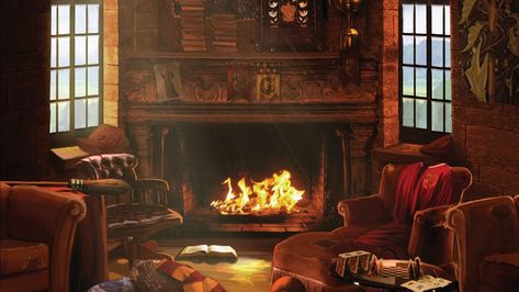 Pottermore Background - Gryffindor Common Room 2 by xxtayce on DeviantArt Hogwarts Decor, Gryffindor Common Room, Gryffindor Aesthetic, Harry Potter Bedroom, Hogwarts Aesthetic, Harry Potter Room, Common Room, Harry Potter Gryffindor, Harry Potter Wallpaper