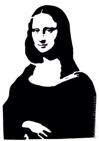 Monalisa Drawings, رسم كاريكاتير, Pen Art Drawings, Black And White Art Drawing, Soyut Sanat Tabloları, Silhouette Stencil, Stencil Art, Silhouette Art, Art Drawings Sketches Simple