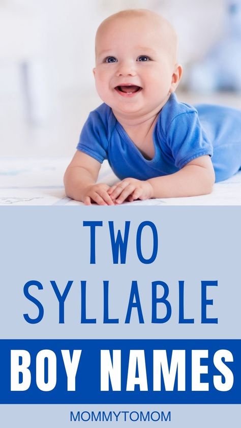 2 Syllable Boy Names, Two Syllable Boy Names, Names And Their Meanings, Boy Middle Names, Male Names, Names For Boys List, List Of Girls Names, Traditional Names, Meaningful Names