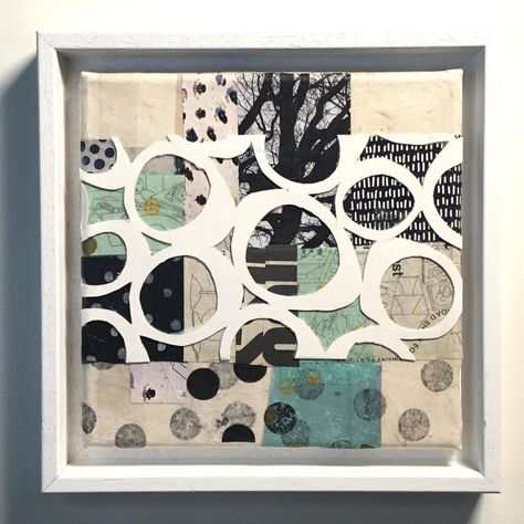 Abstract Collage Ideas, Collage With Colored Paper, Coloured Paper Collage, Collage Printmaking Mixed Media, Germany Collage, Making Collage Papers, Monoprint Art, Cool Abstract Art, Paper On Canvas