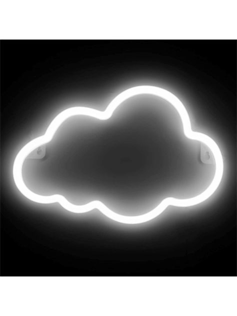 1pc Plastic Neon Light, Creative Cloud Shaped LED Neon Sign For Home | SHEIN EUQS Lighting Lamp, Cloud Shapes, Neon Lights, Led Neon, White Collar, Neon Lighting, Neon Sign, Home Signs, Lamp Light