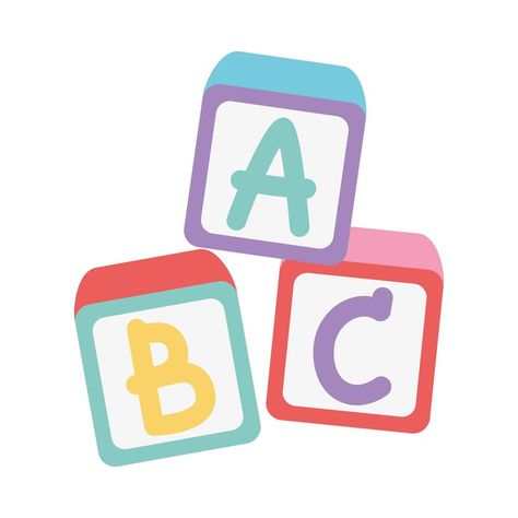 Abc Cubes Alphabet Blocks, Icon Design White, Abc Cartoon, Good Listening Skills, Pear Deck, Learning Phonics, Abc Blocks, Phonics Rules, Phonics Practice