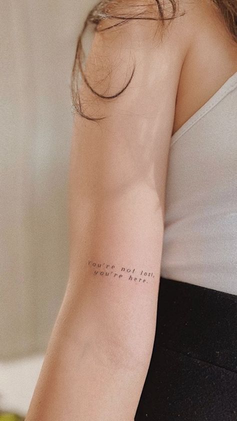 Quote Tattoo Lost Loved Ones Tattoo, Lost Tattoo, When You Feel Lost, Crescent Moon Tattoo, Lost You, First Tattoo, Tattoo You, Moon Tattoo, Tiny Tattoos