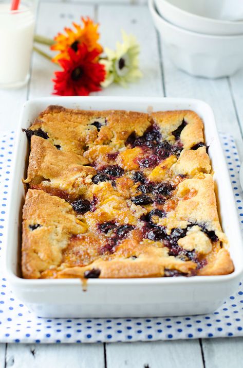 Peach And Blueberry Cobbler, Peach Blueberry Crumble, Peach Blueberry Cobbler, Deserts Easy, Peach Blueberry, Berry Cobbler, Blueberry Crumble, Blueberry Desserts, Peach Desserts