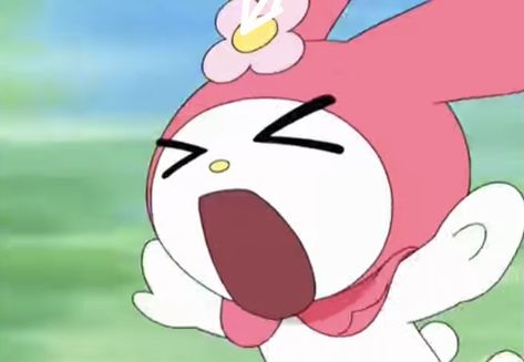 Angry My Melody, Angry Hello Kitty, Hello Kitty Aesthetic, Melody Hello Kitty, Saying No, Hello Kitty My Melody, Sanrio Characters, My Melody, Animated Characters