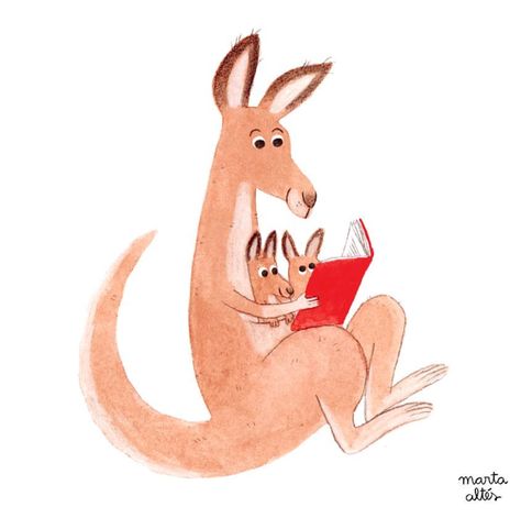 Pancake Brunch, Kangaroo Craft, Kangaroo Drawing, Joey Kangaroo, Kangaroo Illustration, Kangaroo Art, Animal Illustration Kids, Animal Antics, Australian Animals