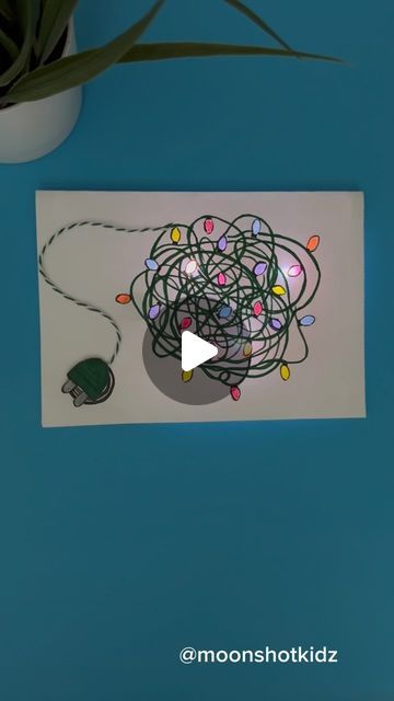 847K views · 35K likes | DIY electronics, stem and science activities for beginners on Instagram: "DIY “Tangled Christmas lights” interactive card. Easy paper electronics project for beginners. You will need: - 3 Lilypad LEDs - Conductive copper tape  - Coin cell battery 3v (CR2032) - Reed switch (normally open) - Magnet - Paper - Tissue paper - Markers #stem #stemteacher #stemeducation #stemlearning #papercrafts #papercircuits #christmascard #diycards #creativeart" Tissue Paper Art Christmas, Christmas Light Circuit Projects, Led Cards Diy, Light Up Christmas Cards, Light Up Cards Diy, Stem Christmas Activities For Kids, Electronic Christmas Cards, Christmas Stem Projects, Interactive Christmas Cards