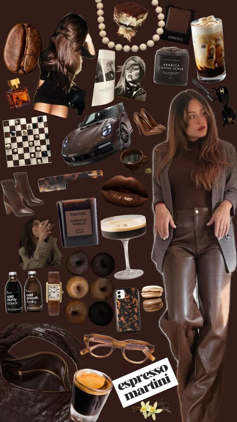 Coffee Core Aesthetic Outfits, Espresso Girl Aesthetic, Sade Girls Outfits, Espresso Girl, Laptop Pics, Brown Things, Mocha Girls, Chocolate Girl, Chocolate Girls