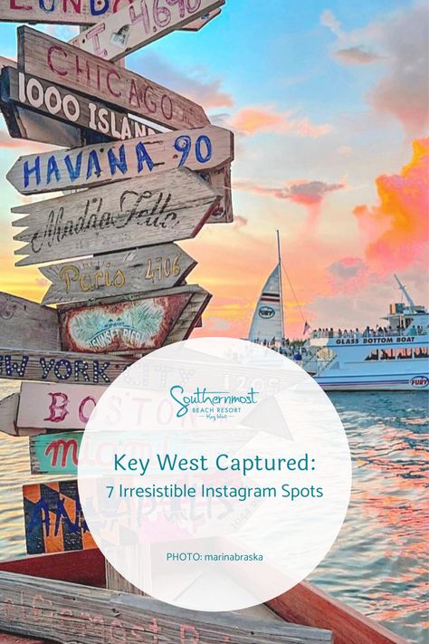 Ready to discover where in Key West your Instagram can come alive with color and character? Join Southernmost Beach Resort and our Sister Property, The Marker Key West Harbor Resort, as we guide you through seven irresistible Instagram spots in Key West. Key West Instagram Spots, Southernmost Beach Resort Key West, Key West Instagram Pictures, Key West Picture Ideas, Key West Florida Photography, Key West Pictures, Key West Colors, Key West Photos, Key West Lighthouse