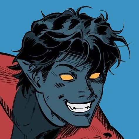 Kurt Wagner Comic Icons, Night Crawler Fanart, Night Crawler Pfp, Xmen 97 Pfp, Xmen Night Crawler, Nightcrawler Xmen 97 Pfp, Gambit Xmen Icon, X Men Kurt Wagner, Kurt Wagner Pfp