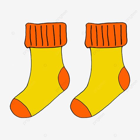 Socks Clipart, Socks Pictures, Train Clipart, Cartoon Socks, Book Socks, Orange Socks, Car Birthday Theme, Yellow Socks, Pajama Day