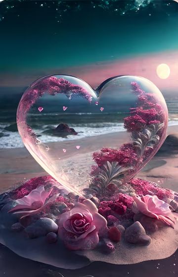 Heart Shaped Images, Beautiful Heart Pictures, Heart Shaped Flowers, Choosing Joy, Pink Flowers Background, Beautiful Hearts, Animation Wallpaper, Heart In Nature, About Heart