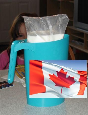 bagged milk Milk In A Bag, I Am Canadian, Bagged Milk, O Canada, Great Lakes, Mind Blown, Dumb And Dumber, Country Flags, Milk