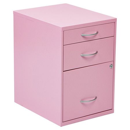 Pink File Cabinet | Miss Frugal Fancy Pants Metal File Cabinet, Steel Storage Cabinets, Pink Office, Metal Filing Cabinet, Metal Storage Cabinets, Mobile File Cabinet, Pencil Box, Pencil Boxes, File Cabinet