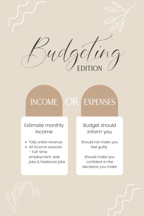 Creating A Budget, Create A Budget, Side Jobs, Monthly Budget, Cash Flow, Continuing Education, Beauty Industry, Finance Tips, Freelancing Jobs