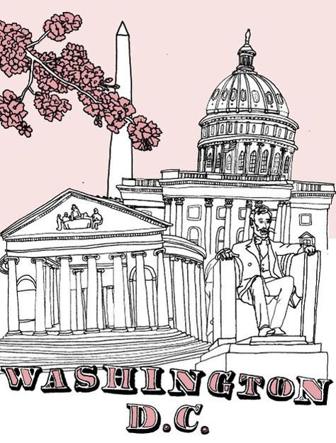 washington d.c. design guide {UPDATE} | Design*Sponge Washington Dc Scrapbook, Washington Dc Watercolor, Washington Dc Vintage Poster, Dc City, Washington Dc Poster, Washington Dc City, The White House, Trip To Washington Dc, Washington Dc Print