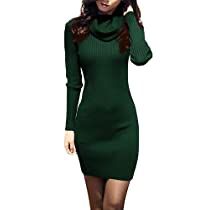 Emerald Green Sweater Dress, Green Christmas Sweater, Emerald Green Sweater, Christmas Sweater Dress, Black Dress With Pockets, Green Sweater Dress, Slim Fit Sweater, Dark Green Color, Blue Summer Dresses