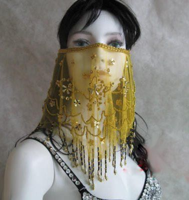 Thinking Face, Belly Dance Veil, Belly Dancing Classes, Queen Outfits, Head Scarfs, Dancing Costumes, Belly Dance Outfit, Face Veil, Dark Fairy