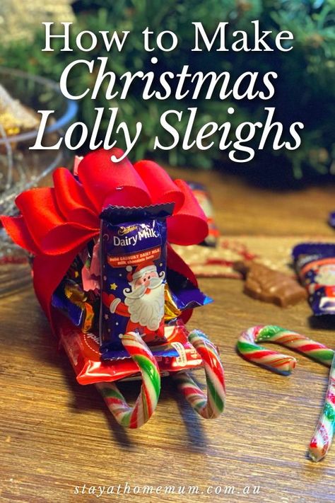 The perfect Christmas Gift for neighbours and friends. It's adorable and made from chocolate! Christmas Sleighs, Toddler Friendly Meals, Assorted Chocolates, Stay At Home Mum, Neighbor Christmas Gifts, Christmas Gifts To Make, Christmas Food Gifts, Easy Christmas Gifts, Chocolate Assortment