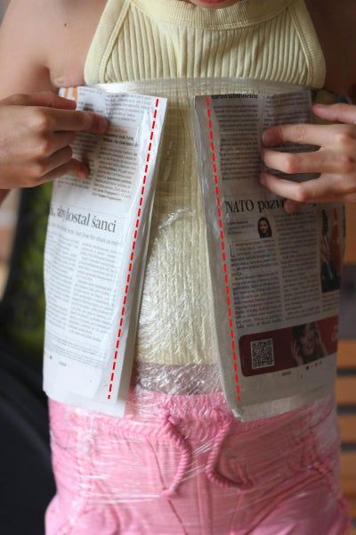 Newspaper Dress : 5 Steps (with Pictures) - Instructables