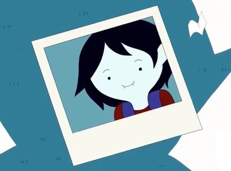 The photo of little Marcy from the Adventure Time episode I Remember You Adventure Time Marceline And Simon, Remember You Adventure Time, I Remember You Adventure Time, Marceline I Remember You, Adventure Time Marceline Guitar, Adventure Time Pb And Marceline, Adventure Time Episodes, Cute Queen, Pendleton Ward