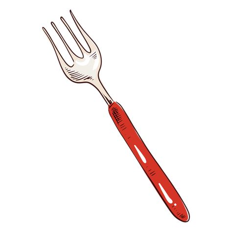 Fork Illustration, Fork Drawing, Red Fork, Crocodile Cartoon, Red Illustration, Fork Art, Twitter Header Pictures, Header Pictures, Game Card