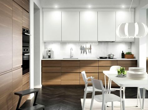 Hackers Help: IKEA kitchen problem - how to lower it? - IKEA Hackers Voxtorp Ikea, Modern Ikea Kitchens, Ikea Voxtorp, White Ikea Kitchen, White Wood Kitchens, Ikea White, Kitchen Ikea, Ikea Kitchen Design, John Pawson