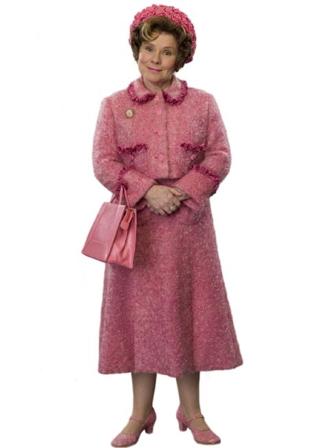 Obscure Harry Potter Costumes, Dolores Umbridge Costume, Umbridge Costume, Umbridge Harry Potter, Harry Potter Umbridge, Professor Umbridge, Rita Skeeter, Book Character Day, Dolores Umbridge