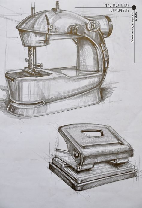 students works Rapid Sketches Objects, Design Pencil Drawing, Drawing Objects, Still Life Sketch, Pencil Drawing Ideas, Academic Drawing, Architecture Sketchbook, Art Appliqué, Object Drawing