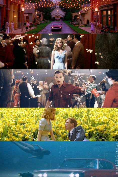 Directed by Tim Burton 2003, Drama/Fantasy Movie Scene Painting, Big Fish Movie, Directed By Tim Burton, Love Cinema, Tim Burton Movies, Tim Burton Films, Tim Burton Movie, Scene Painting, I Love Cinema