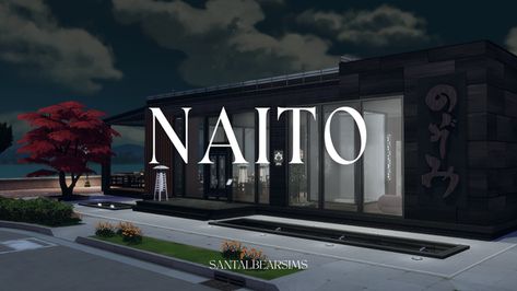 NAITO Bar | santalbearsims Sims 4 Bar Lot, Lot Cc Sims 4, Sims 4 Bar Build, Sims 4 Lots Cc Patreon, Sims Bar, Club Sims 4, Bar Sims 4, Sims 4 Bar, Sims4 Builds