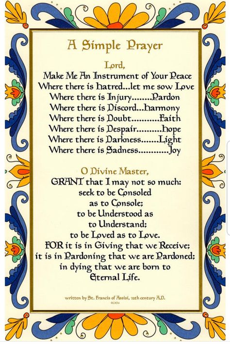 St. Francis' Prayer is everything I am inspired to be, with time and determination I will become an "instrument of his peace!" Episcopal Prayers, Yoga Readings, Saint Gemma, Litany Of Humility, Famous Prayers, Prayer For My Friend, Lent Season, Catholic Devotions, God Wisdom