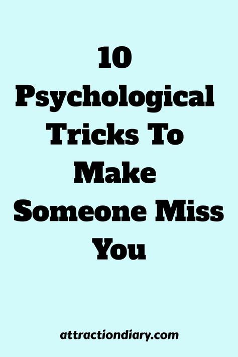 Unlock the secrets of making someone miss you with a fascinating dive into the psychology behind it. Delve deep into this must-read article for all the insights! How To Seem More Mysterious, How To Not Miss Someone, How To Make Someone Miss You, What To Do When You Miss Someone, Psychological Facts Interesting Feelings, Kissing Facts, Psychology Facts About Love, Facts About Dreams, Psychological Tricks